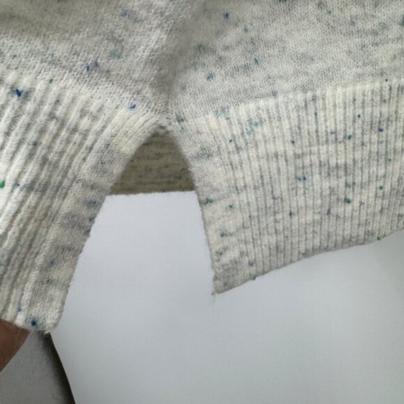 Loft Flecked Relaxed V-neck Sweater Size XL - Picture 8 of 11
